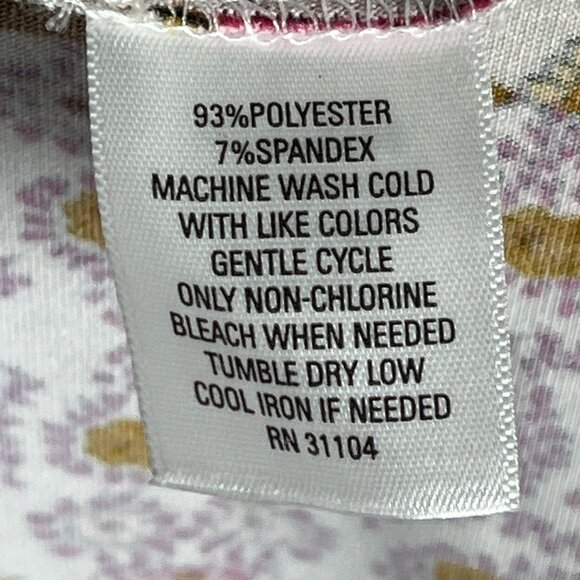 New Directions Boho Swing Dress Small Brown Pink Patchwork Fall Flare - Picture 8 of 12